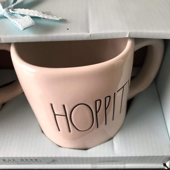 Rae Dunn Easter Hippity Hoppity Mugs Set of 2 - Picture 6 of 8